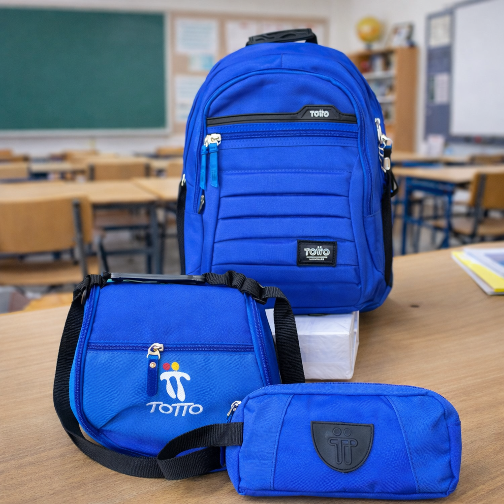 🎒 Maletín Totto 3 Piezas ¡Organización, Estilo y Comodidad en un Solo Set!